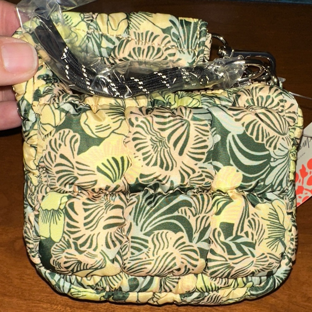 FP Movement Printed Micro Pouch - Yellow Floral NWT - Picture 2 of 6